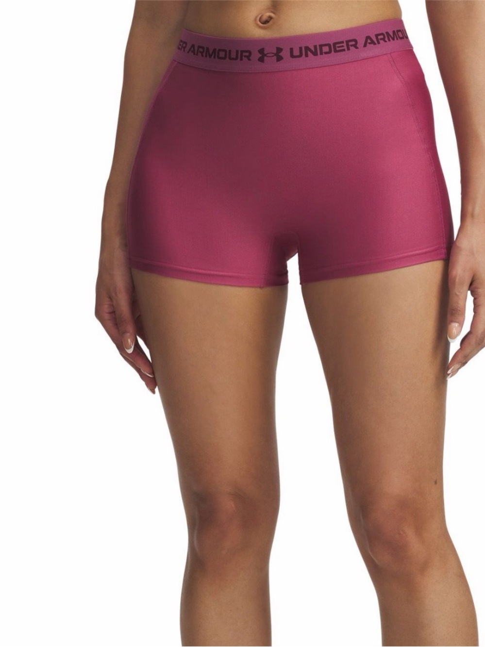 NWT Under Armour Women's Mid-Rise 3” Shorty Compression Shorts